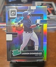 2022 Panini Donruss Optic Rated Prospect Jasson Dominguez Silver Prizm RC #RP-2