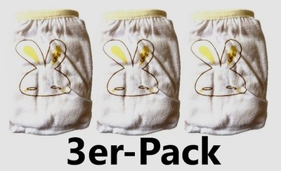 The Bakis Kinderslip Hasenmotiv, Gr. 146, 3er-Pack