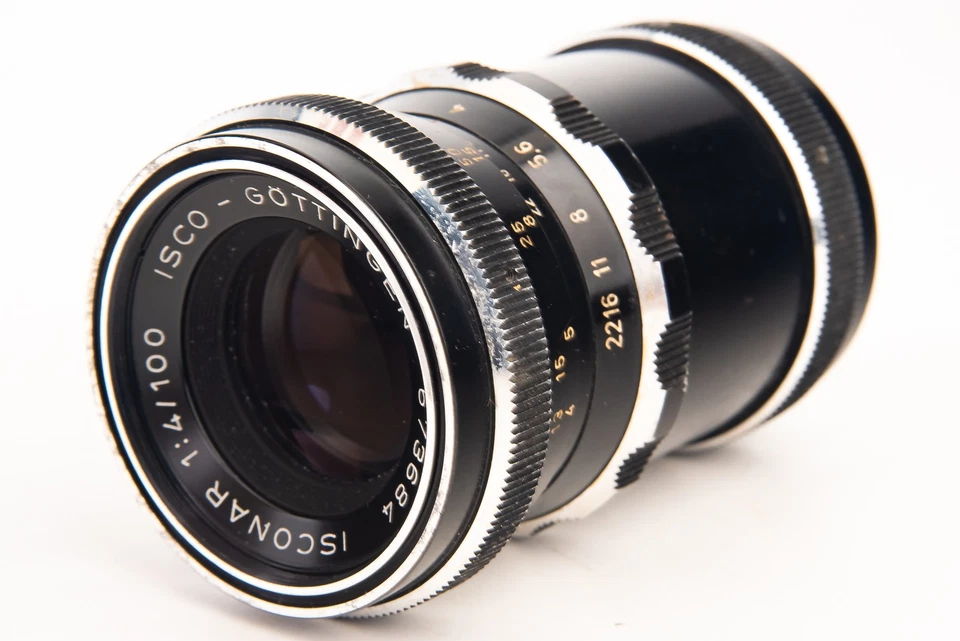 Teleobjetivo con capucha M42 Montaje con tornillo Isco-Gottingen Isconar 100 mm f/4 V20 Foto 2 de 4