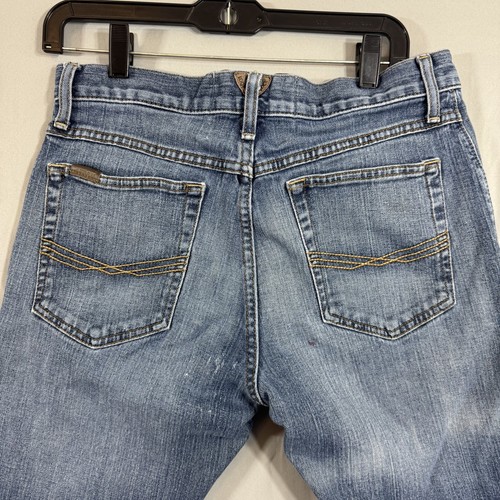 Ariat Jeans Mens 30x32 Blue M4 Low Rise Boot Cut Stretch Denim Western Pants - Picture 8 of 10