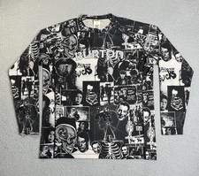 Burton DryRide Base Layer Long Sleeve Shirt Mens Graphic Collage Print