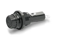 F-120-B, Sato Parts 3AG Fuse Holder High Profile Panel Mount w/Screw Cap