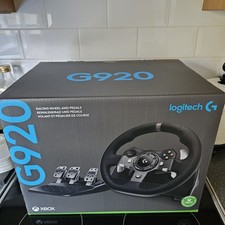 Logitech G920 UK Plug Driving Force Racing Wheel for Xbox One and PC