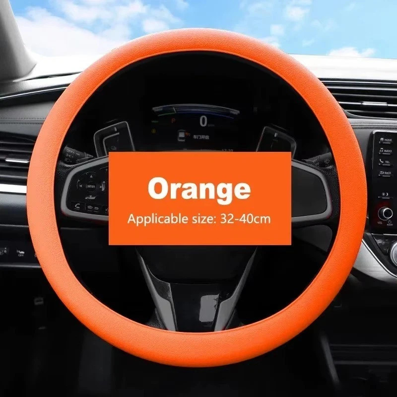 Non-slip Steering Wheel Cover Durable Silicone Car Elastic Glove Cover