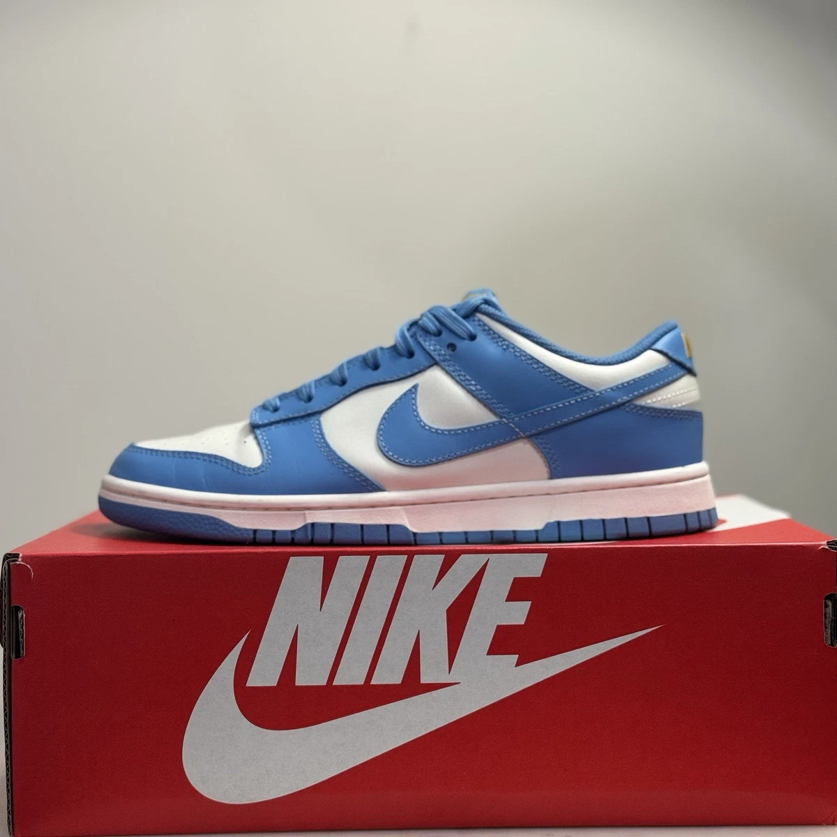 Nike Dunk Low \'University Blue Size 12 Nike Dunk Low “UNC” Size 12 Tried on with original box  main image 2