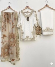 Presenting New Heavy Silk Kurta Palazzo With Tebby Organza Dupatta For Women