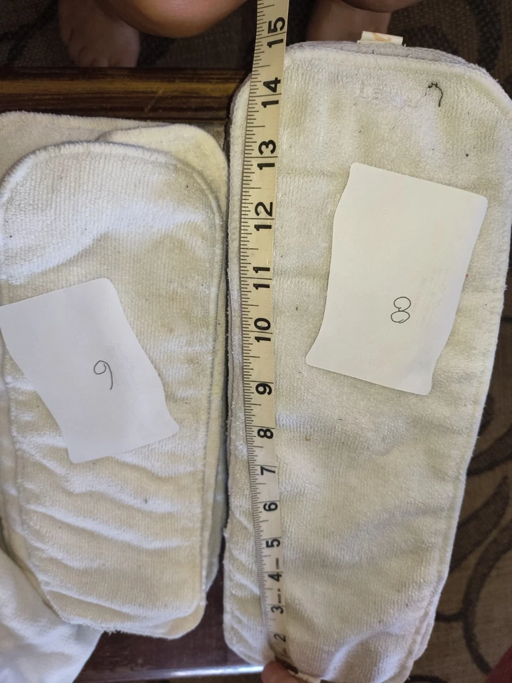 Enorme juego de 40 fundas de pañales y 65 forros de tela de algodón con 2 bolsas de pañales Foto 2 de 4