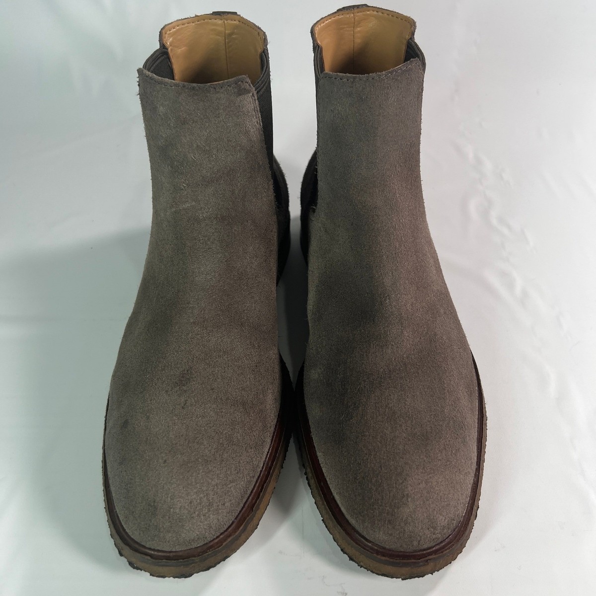 Clarks Gray Suede Gobi Chelsea Boots s-l1200.jpg main image 4