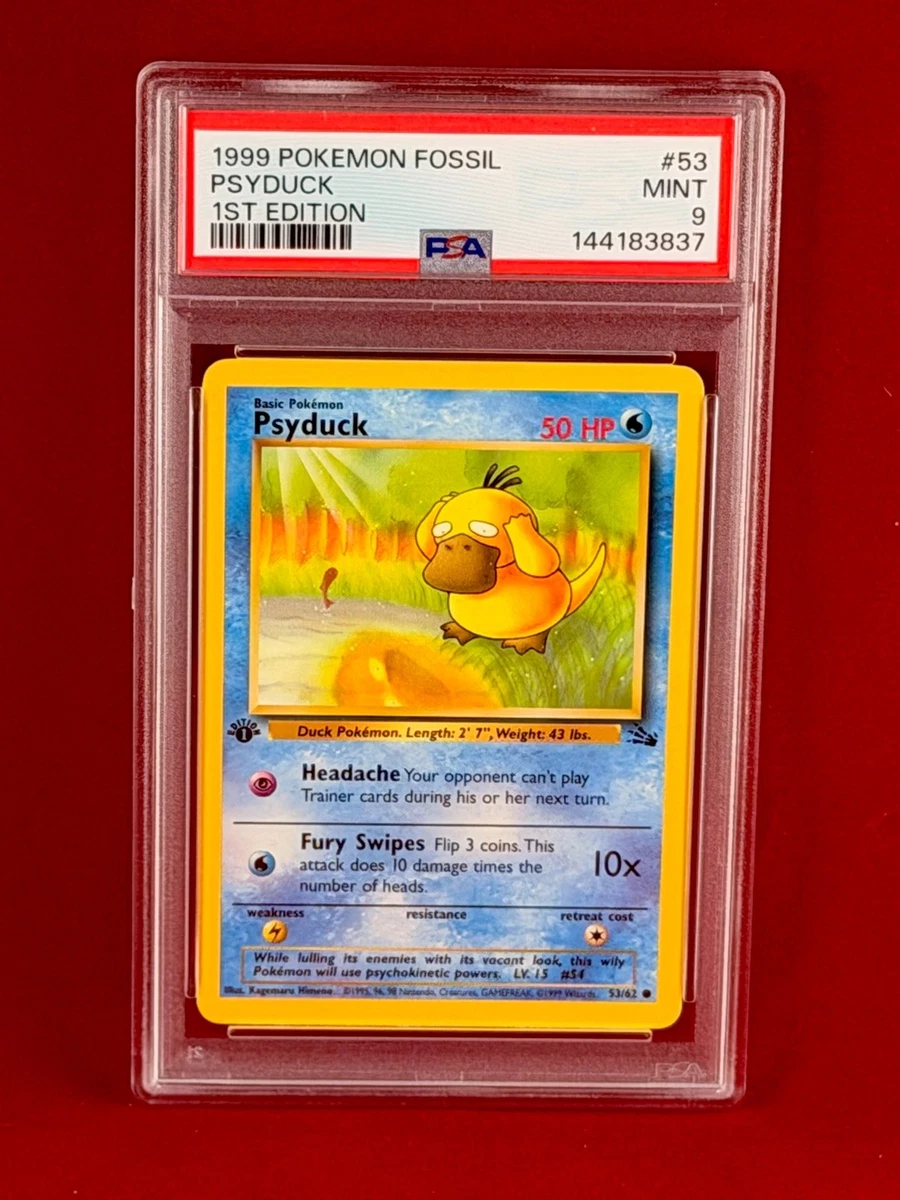 Pokémon TCG Common Fossil 1st Edition Individual Trading Card