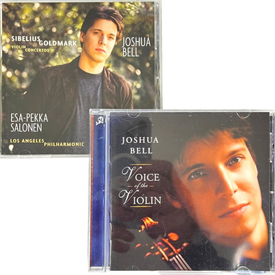 Joshua Bell 2 CD Lot Sibelius Esa-Pekka Salonen 2000 + Voice Of The Violin 2006