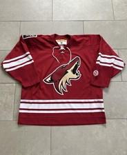 Vintage KOHO Phoenix Coyotes NHL Hockey Team Sedona Red Blank Jersey Mens Sz XL