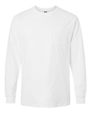 Gildan Unisex Ultra Cotton  Long Sleeve Pocket T-Shirt
