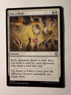 Cut a Deal 0105 Near Mint BLC Commander: Bloomburrow MTG Magic