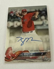 2018 Topps Chrome Update Kyle Martin Refractor Auto Autograph #RA-KMA Red Sox