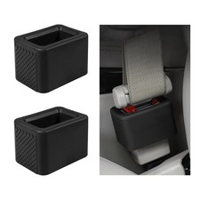 2PCS Car Seat Belt Buckle Holder, Silicone Auto Seatbelt Buckle Booster Makes...