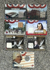 Historic Autographs Relic Lot - Founding Fathers & The 1800’s
