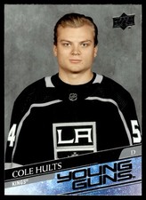 2020-21 UPPER DECK YOUNG GUNS Cole Hults Rookie Los Angeles Kings #724