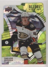 2021-22 Upper Deck Allure Rookies Green Rainbow Die-Cut 42/99 Trevor Zegras 2d8