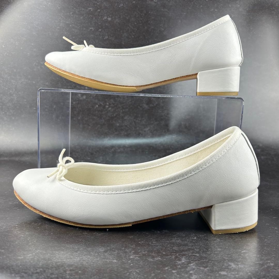 Repetto Camille White Leather Ballet Flats Women's EU37/US6 - | eBay