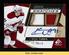2008-09 SP Game Used Edition Gold 6/10 Kyle Turris #SS-KT Auto READ 0c3