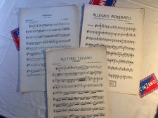 Spartiti musicali IL PLETTRO 1922-1936 mandolino-mandola e chitarra. 3-11-14