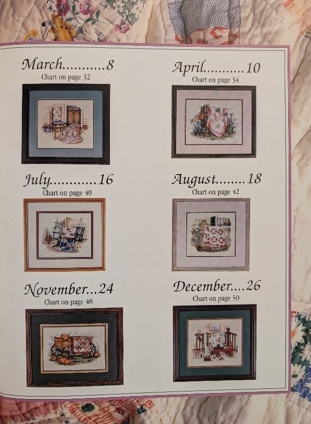 Paula Vaughan's Counted Cross Stitch Charts Leisure Arts - You Choose