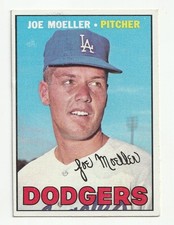 1967 Topps Joe Moeller  Dodgers #149 VARIATION ERROR BLOTCH VINTAGE 1960S
