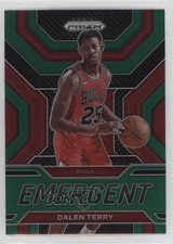 2022-23 Panini Prizm Emergent Green Prizm Dalen Terry #29 05ol