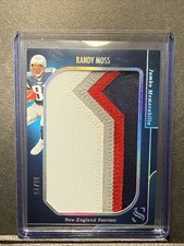 2025 Panini Silhouette Randy Moss Jumbo Memorabilia 4 Colors /25 Patriots