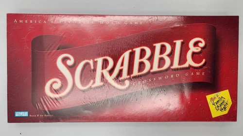 Hasbro Vintage 2001 SCRABBLE Word Board Game (Brand New | NIB | Factory Sealed)