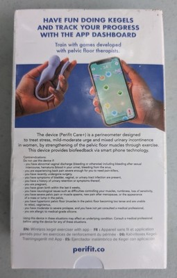 Perifit Care + | Pelvic Floor Exerciser with App | Kegel Trainer | Strengthen
