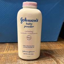 Discontinued 2004 Johnson  s Baby Powder Calming Lavender 15 oz Sealed NOS