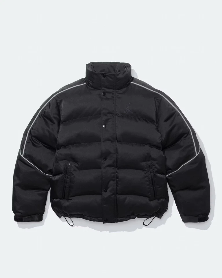 NUEVA Chaqueta de Invierno Supreme Jordan Puffer Negra 2024 (XL) Nike Piel HF0828-010 Foto 2 de 4