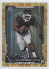 2015 Bowman Rookies Electric Yellow 13/99 Josh Robinson #99 0c3