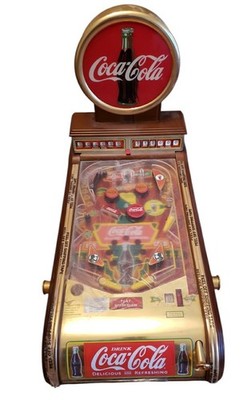 Coca-Cola ピンボールマシン フランクリンミント 1996 Franklin Mint Coca Cola Super Rare Pinball Machine for parts
