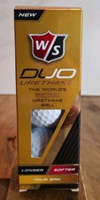 Wilson Staff Duo Urethane White Golf Balls 3ball sleeve EXTREAMLEY RARE NEW