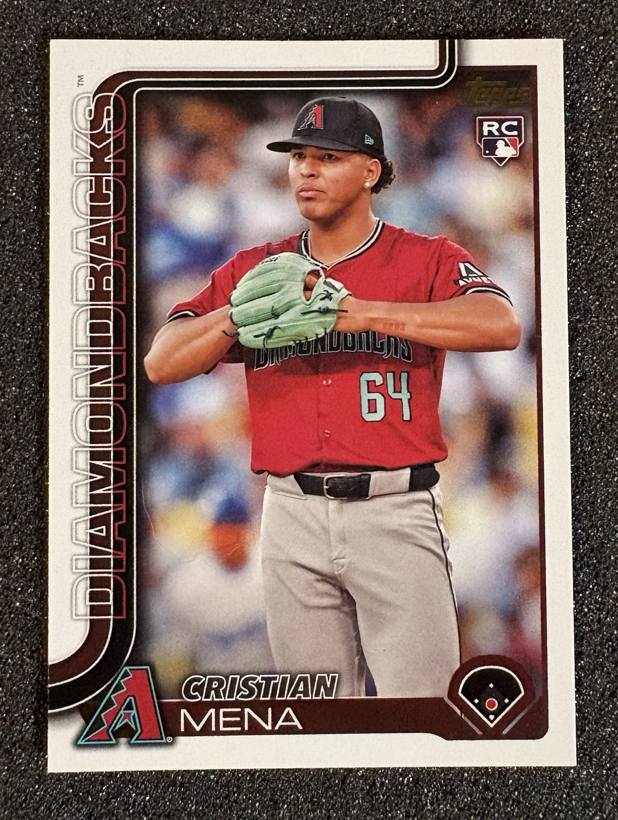 Cristian Mena 2025 Topps Series 1 Golden Mirror Image Variation SSP Rookie #120