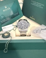 2025 New Rolex Submariner 41mm No Date Steel - 124060 - Black Dial Complete Set