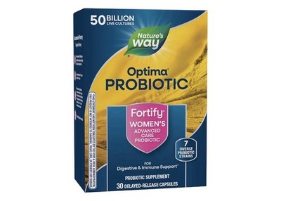 Nature's Way Fortify Optima Probiotic 50 Bil Live Cultures 30 Capsules EXP 06/27