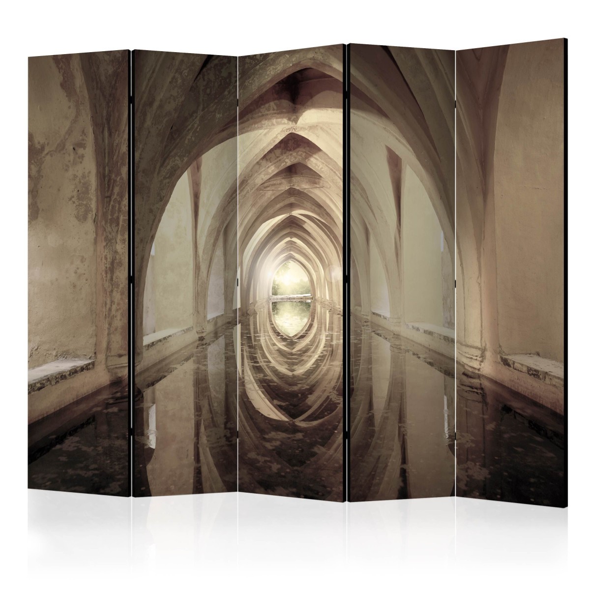 Paravent 5 volets Magical Corridor 172x225 cm en toile de canevas imprimée