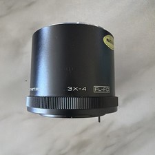 Vivitar Tele Converter 3x4 FL-FD Canon Mount Camera Lens With Case
