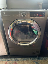 Hoover H-DRY 300 9kg Condenser Tumble Dryer Front-Loading Freestanding Grey