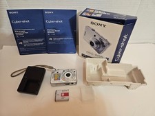 Sony Cyber-shot DSC-W55 7.2MP Digital Camera - Silver for sale