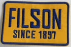 Retro Filson Outdoor Gear Gold And Blue Embroidered Iron On Patch!