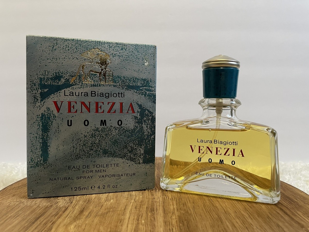 Laura Biagiotti Venezia Uomo Men Eau de Toilette oz 120 ml