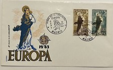 1963 SPAIN COVER CACHETED EUROPA MADONNA COLLECTIVE COVER