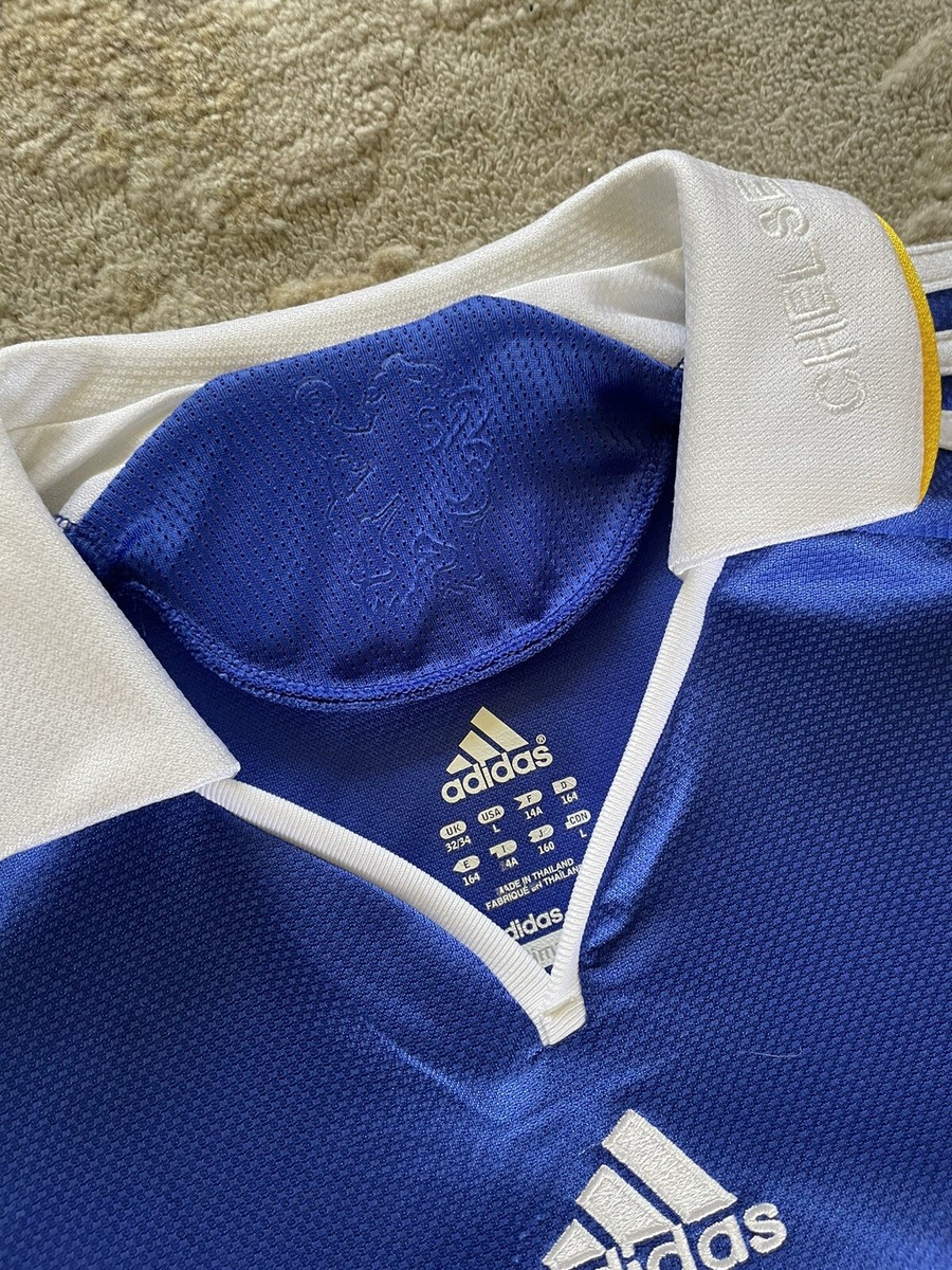 Adidas Chelsea 2008 Blue Soccer Jersey Shirt - Size Large