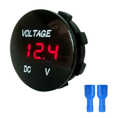 DC 12V-24V Digital Red Display LED Panel Voltage Volt Meter Voltmeter