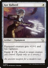 1x Kor Halberd - Foil NM Eng MTG - March of the Machine