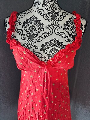 forever new red floral dress BNWT Women's New Forever 21 Floral Dress Size Medium Red Sleeveless Flower